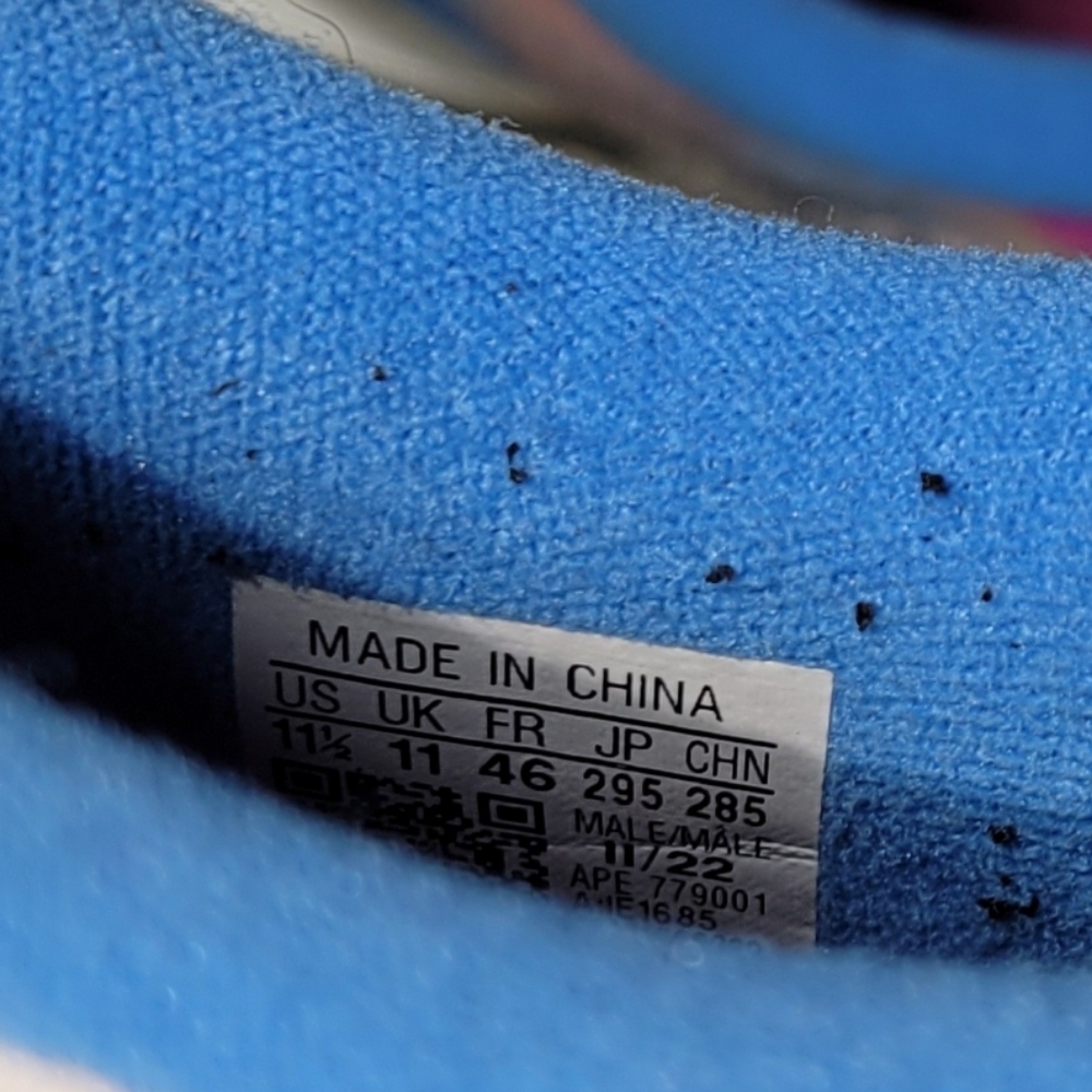 Adidas Multicolor Sneakers with Blue Stripes - Picture 4 of 6